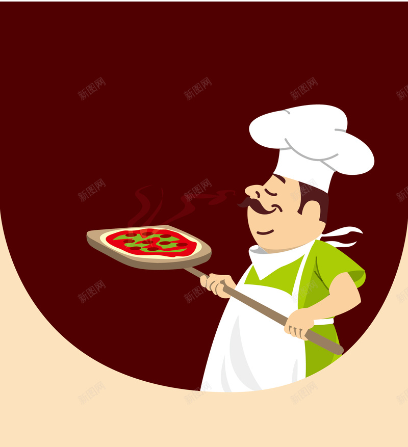 卡通餐厅海报背景矢量图ai设计背景_新图网 https://ixintu.com 卡通 厨师 厨房 快餐 披萨 海报 矢量 童趣 背景 西餐 餐厅海报 矢量图