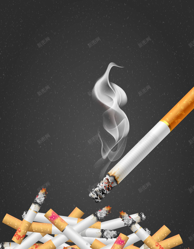 矢量禁止吸烟宣传海报背景ai设计背景_新图网 https://ixintu.com nosmoking 不抽烟 创意 吸烟有害健康 尼古丁 文化宣传 文明社会 海报 烟雾 焦油 矢量图 禁止吸烟 禁烟宣传 香烟 香烟危害