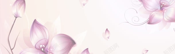 紫色花朵背景jpg设计背景_新图网 https://ixintu.com 创意海报 唯美花朵背景 紫色 花朵