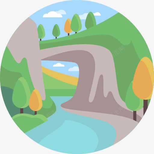 河图标png_新图网 https://ixintu.com 河 自然景观 风景