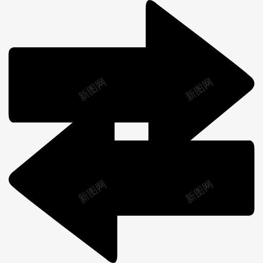 双向箭头图标png_新图网 https://ixintu.com 两箭 右 左 相反的方向 箭
