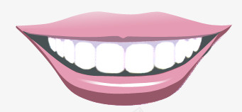 微笑的嘴巴png免抠素材_新图网 https://ixintu.com 嘴巴 微笑 手绘 牙齿