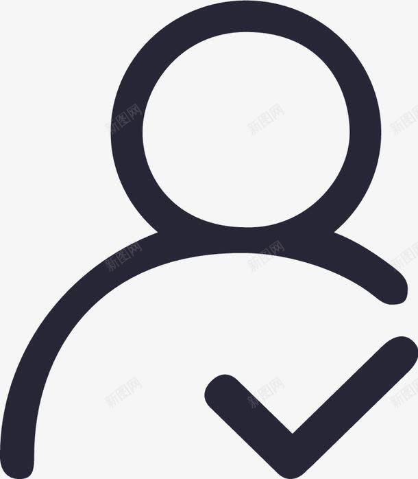 认证用户矢量图图标eps_新图网 https://ixintu.com 认证用户 矢量图