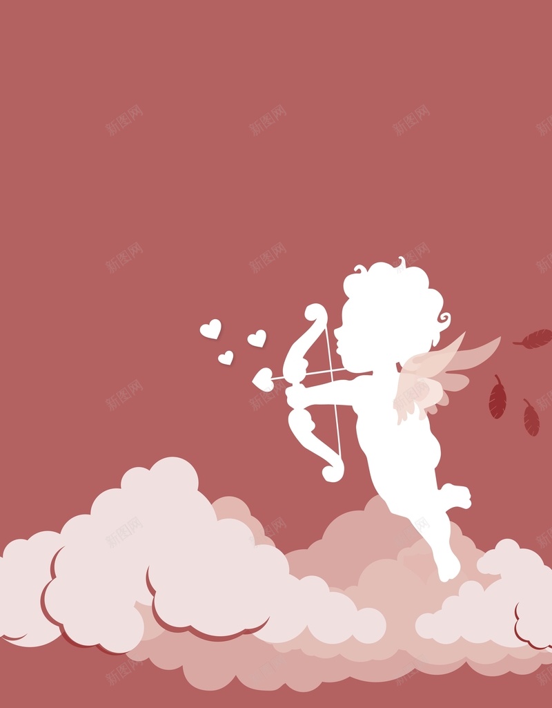 简约文艺扁平爱神丘比特矢量背景ai设计背景_新图网 https://ixintu.com 520情人节海报 丘比特 促销海报 婚礼展板 情人节海报 扁平 文艺 爱神 简约 设计 矢量图