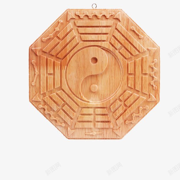 木制八卦阴阳鱼图png免抠素材_新图网 https://ixintu.com 八卦 八卦盘 实物 形状 易经八卦罗盘 木制 阴阳 阴阳鱼 黄色八卦