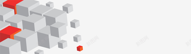 立体方块矢量图ai设计背景_新图网 https://ixintu.com 3维方块 海报banner 空间感 立体方块 飘浮方块 矢量图