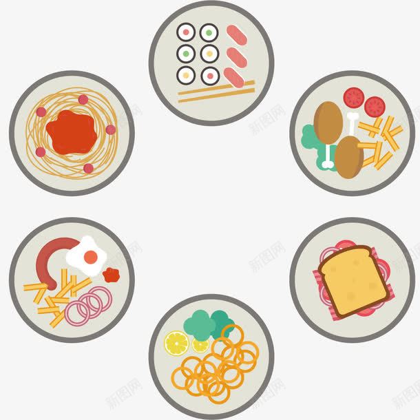 餐厅菜肴矢量图ai免抠素材_新图网 https://ixintu.com 宣传单 海报 菜肴 食谱 餐厅 矢量图