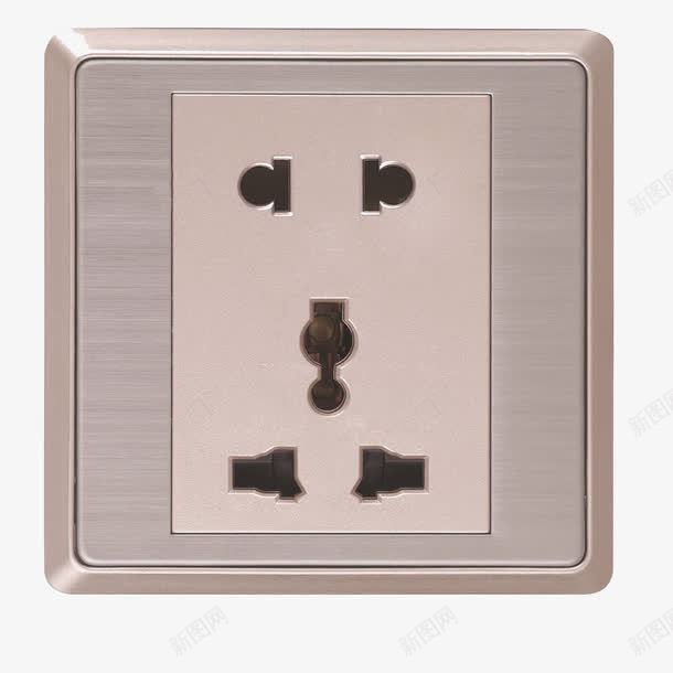 充电器插头png免抠素材_新图网 https://ixintu.com 插排 插电口 电器 金属