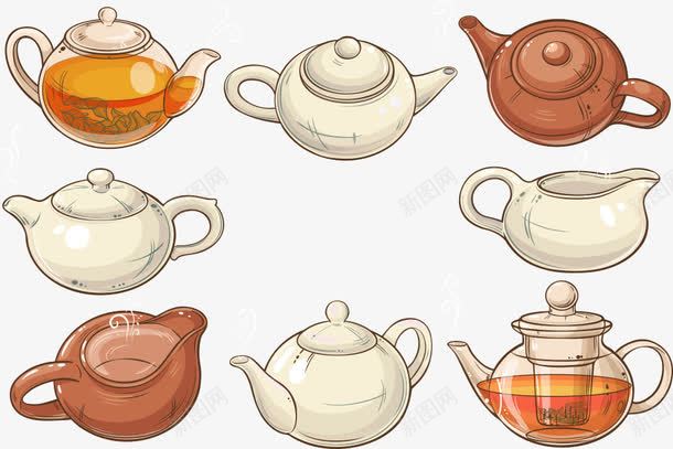 茶壶和热气茶水矢量图ai免抠素材_新图网 https://ixintu.com 卡通茶壶 卡通茶水 热气茶水 矢量茶壶 矢量茶水 茶壶 矢量图