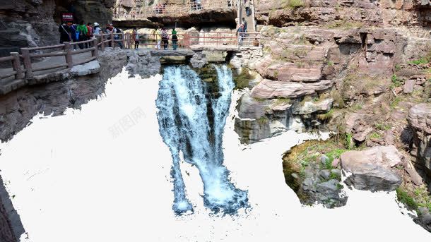 河南红石峡景区三png免抠素材_新图网 https://ixintu.com 名胜古迹 旅游风景 著名建筑