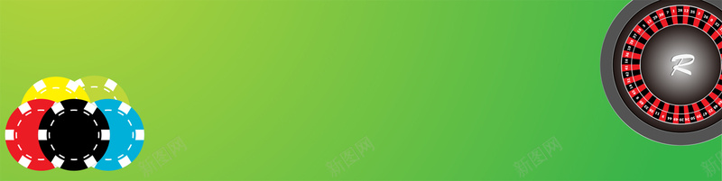 游戏banner矢量图ai设计背景_新图网 https://ixintu.com 几何 扁平 扑克 棋牌类 海报banner 渐变 游戏banner 筹码 骰子 矢量图