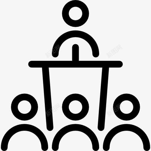 公共演讲图标png_新图网 https://ixintu.com 人 会议 演讲 用户 组