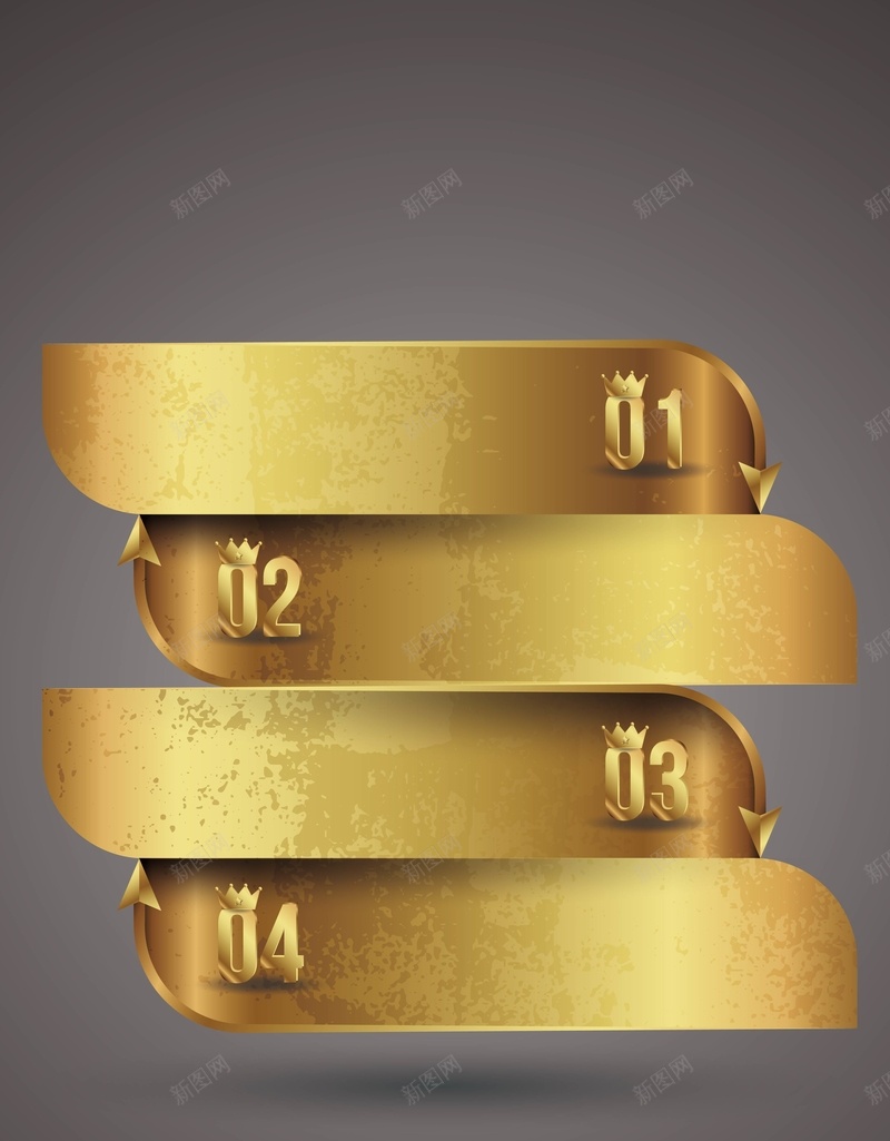 金色飘带上的数字背景矢量图ai高清背景_新图网 https://ixintu.com AI 商务 数字 海报 温暖 矢量素材 背景 金色 飘带 高清背景设计图 矢量图