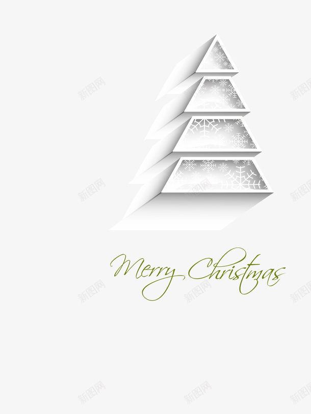 圣诞节白色圣诞树png免抠素材_新图网 https://ixintu.com christmas merry 圣诞快乐 圣诞节 白色圣诞树 简约圣诞树