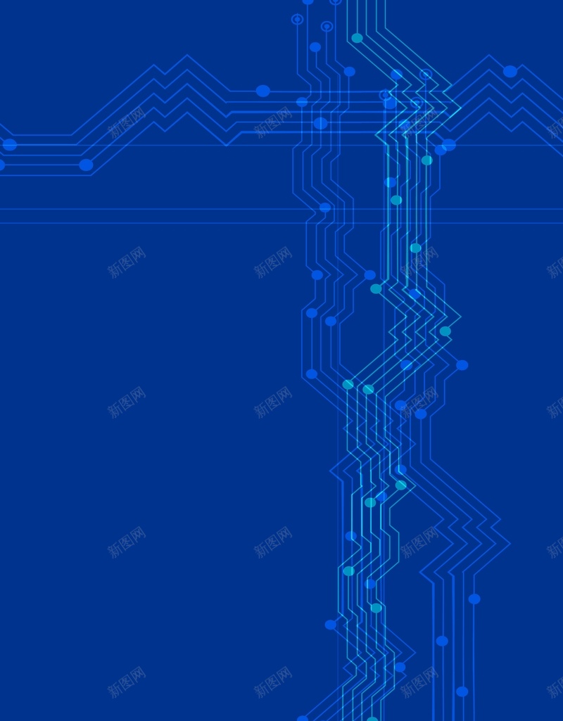 矢量科技信息电子线路背景ai设计背景_新图网 https://ixintu.com 信息 商务 电子 矢量 科幻 科技 线路商业 背景 蓝色 矢量图