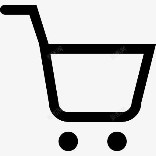 购物车的轮廓图标png_新图网 https://ixintu.com 商业 商务 大杯线 工具 电子商务概述 购物 购物车 轮廓