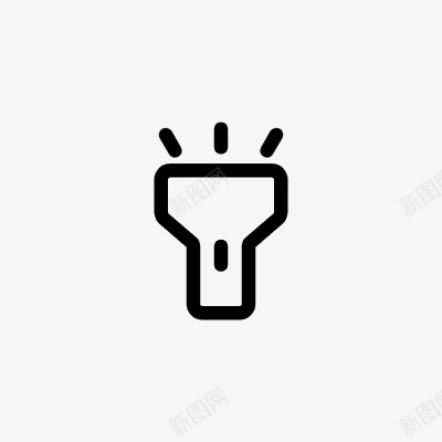 手电筒图标png_新图网 https://ixintu.com png 图标 手电筒 素材