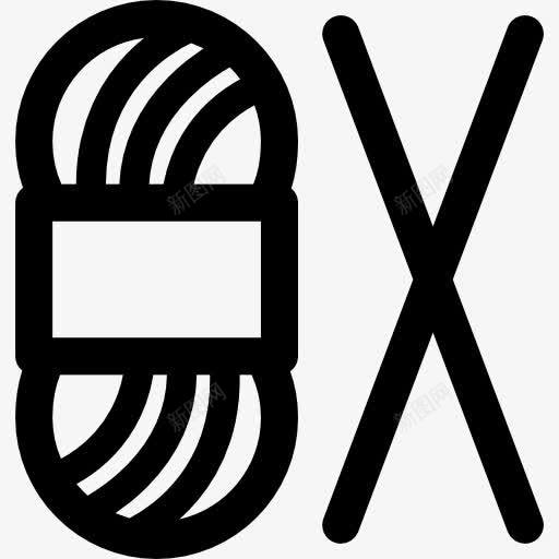 编织针的图标png_新图网 https://ixintu.com 器皿 工具 手工 时装设计师 编织针 针