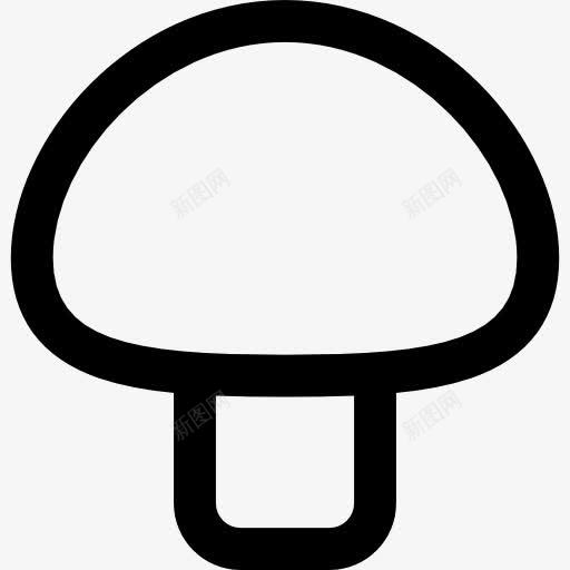 蘑菇图标png_新图网 https://ixintu.com 健康 成熟 素食 营养 蔬菜 配料 食品