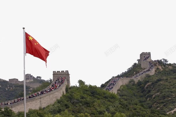 节假日长城png免抠素材_新图网 https://ixintu.com 八达岭长城 旅游景点 节假日长城 著名景区