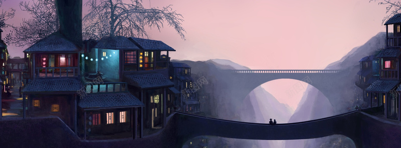 手绘游戏场景psd设计背景_新图网 https://ixintu.com banner 古代 古典 场景 小清新 建筑 手游 文艺 海报banner 游戏 简约