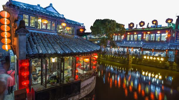 中国浙江西塘风景png免抠素材_新图网 https://ixintu.com 各地名著 旅游景点 著名建筑