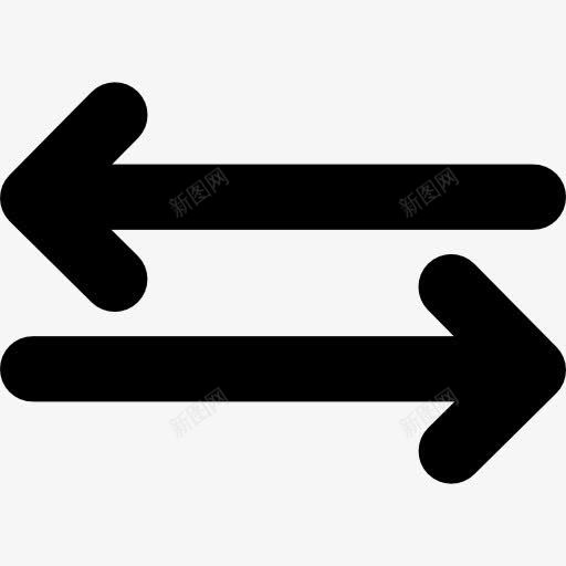 左右直箭头图标png_新图网 https://ixintu.com 一左一右 两 夫妻 直的 相反的 箭