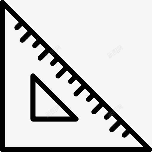 尺图标png_新图网 https://ixintu.com 几何 工具和用具 测量 绘图接口 统治者 统治者的措施 设置广场