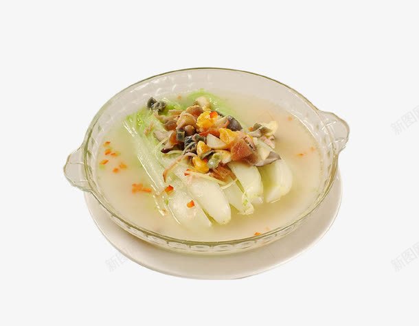 白菜清汤png免抠素材_新图网 https://ixintu.com 家常菜 菜品海报 高清菜品 鲁菜