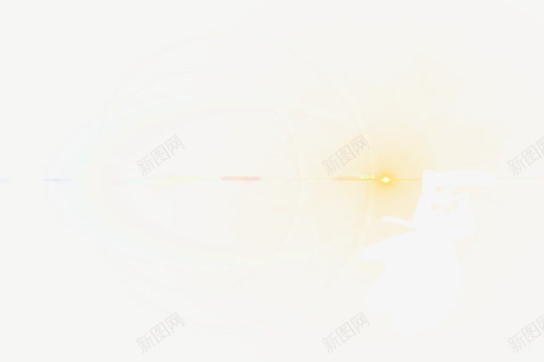 黄色亮光光效png免抠素材_新图网 https://ixintu.com 光光 清亮 黄色