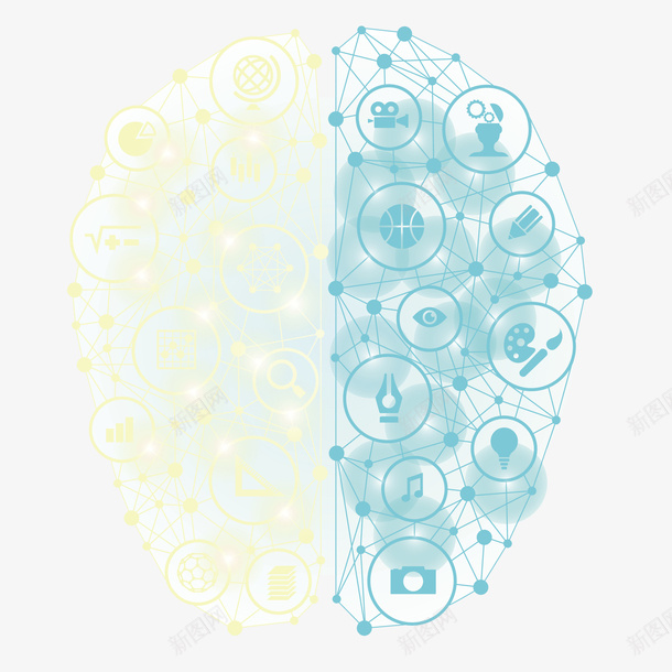 蓝色科技大脑矢量图eps免抠素材_新图网 https://ixintu.com 大脑 大脑PNG 矢量大脑 科技 科技大脑 蓝色 蓝色大脑 矢量图