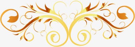 黄色花纹艺术字海报png免抠素材_新图网 https://ixintu.com 海报 艺术 花纹 黄色