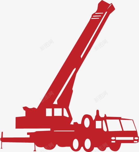 建筑施工车辆png免抠素材_新图网 https://ixintu.com 工地 工程 施工车辆 起重机