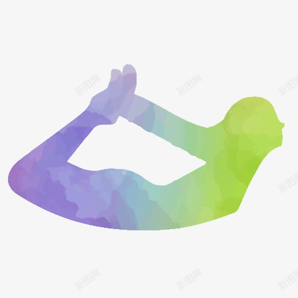 手绘瑜伽女孩png免抠素材_新图网 https://ixintu.com 健身 放松 瑜伽 瑜伽女 肌肉女 锻炼