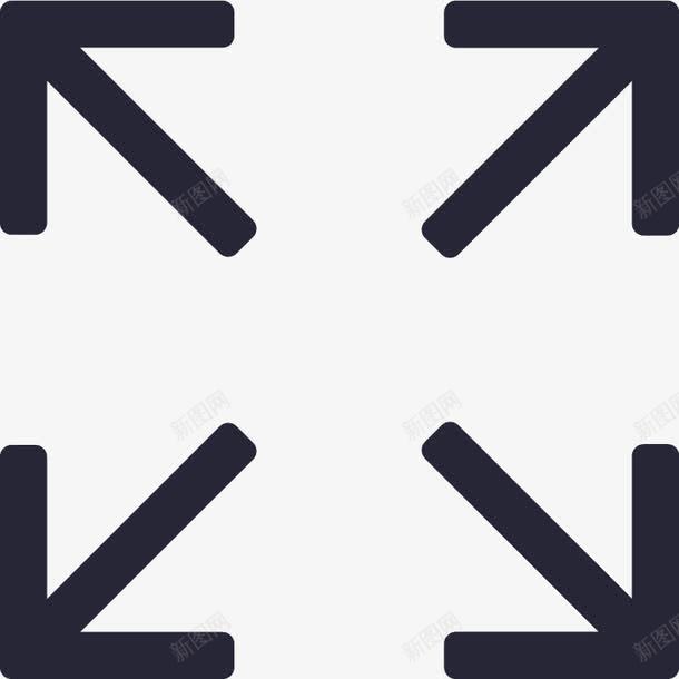 全屏控制键图标png_新图网 https://ixintu.com 全屏控制键