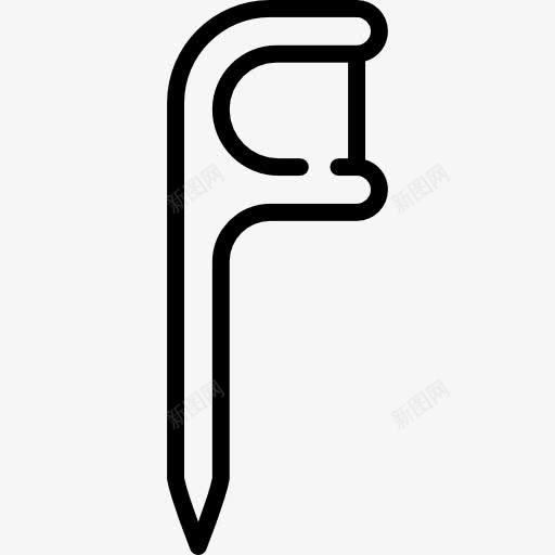 牙线图标png_新图网 https://ixintu.com 嘴 工具 牙医保健 牙医器具 牙齿