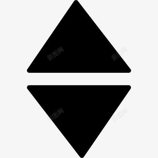 三角形形成箭头上下图标png_新图网 https://ixintu.com 三角形 上下 形状 箭头