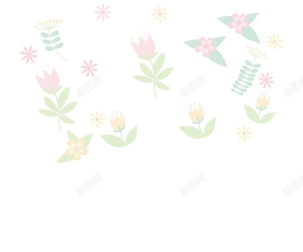 清新花朵卡通海报jpg设计背景_新图网 https://ixintu.com 卡通 海报 清新 花朵