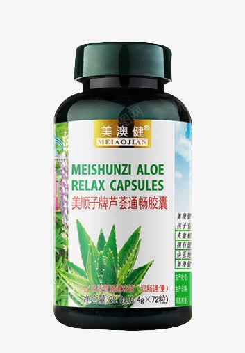 美顺子芦荟通畅胶囊png免抠素材_新图网 https://ixintu.com 产品实物 保健品 养生 美顺子芦荟通畅胶囊 营养品