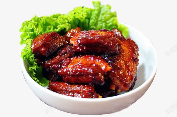 红烧排骨png免抠素材_新图网 https://ixintu.com 焖排骨 红烧排骨 美食