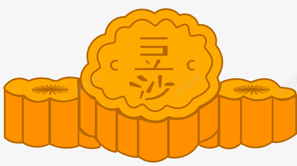 豆沙味道卡通月饼矢量图ai免抠素材_新图网 https://ixintu.com 中国月饼 卡通月饼 月饼 矢量月饼 美味月饼 美味的月饼 豆沙口味 矢量图