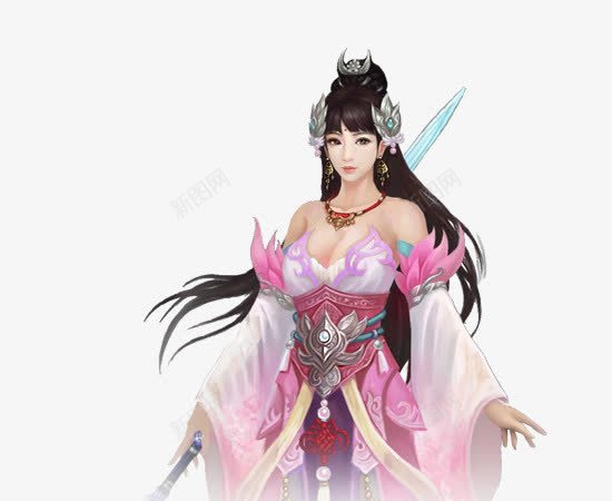 古风女子武神赵子龙png免抠素材_新图网 https://ixintu.com 古风 女子
