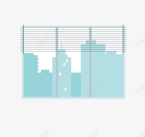 小清新窗户风景窗帘png免抠素材_新图网 https://ixintu.com 小清新 矢量窗户 窗帘 窗户 窗户风景 风景