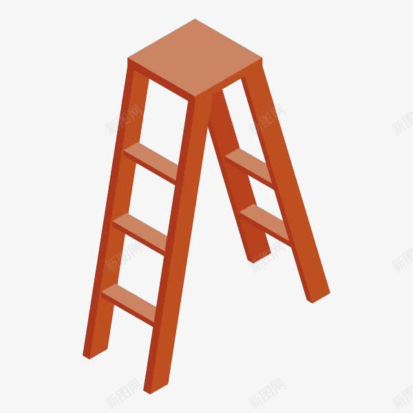 卡通板凳梯子png免抠素材_新图网 https://ixintu.com 卡通 台阶 实木楼梯 木梯 板凳 梯子 楼梯 阶梯