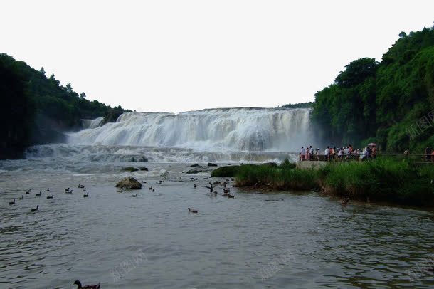 黄果树瀑布风景图png免抠素材_新图网 https://ixintu.com 旅游景区 自然景观 著名景点 贵州黄果树瀑布 黄果树瀑布风景图