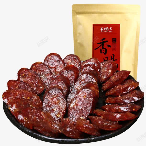 蜀滋蜀味麻辣味四川香肠png免抠素材_新图网 https://ixintu.com 产品实物 川味 肉汁四溢 自制