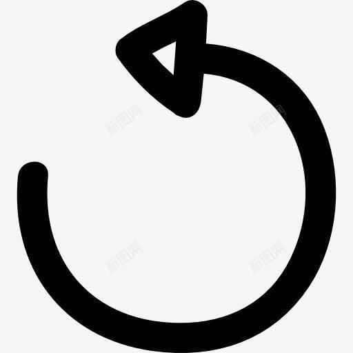 倒带箭头画图标png_新图网 https://ixintu.com 后退 圆形箭头 垃圾 多媒体 沁人心脾 箭 逆时针