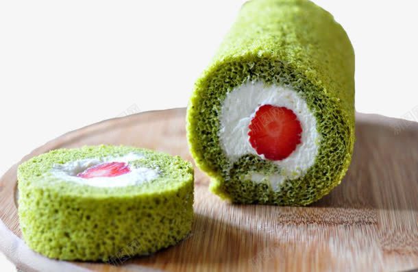 美味抹茶卷png免抠素材_新图网 https://ixintu.com png 免费png下载 抹茶卷 糕点 美食