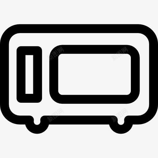 微波图标png_新图网 https://ixintu.com 工具 工具和器具 微波 微波炉 概述 烤箱 轮廓