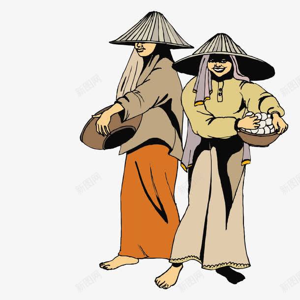越南女子png免抠素材_新图网 https://ixintu.com 亚洲 斗笠 越南 越南女子